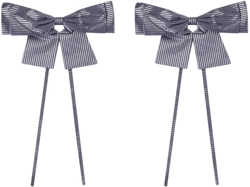 Gohar World - Navy Napkin Bow Set