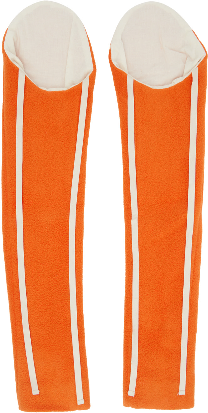 COLLEEN ALLEN - Manches orange en molleton