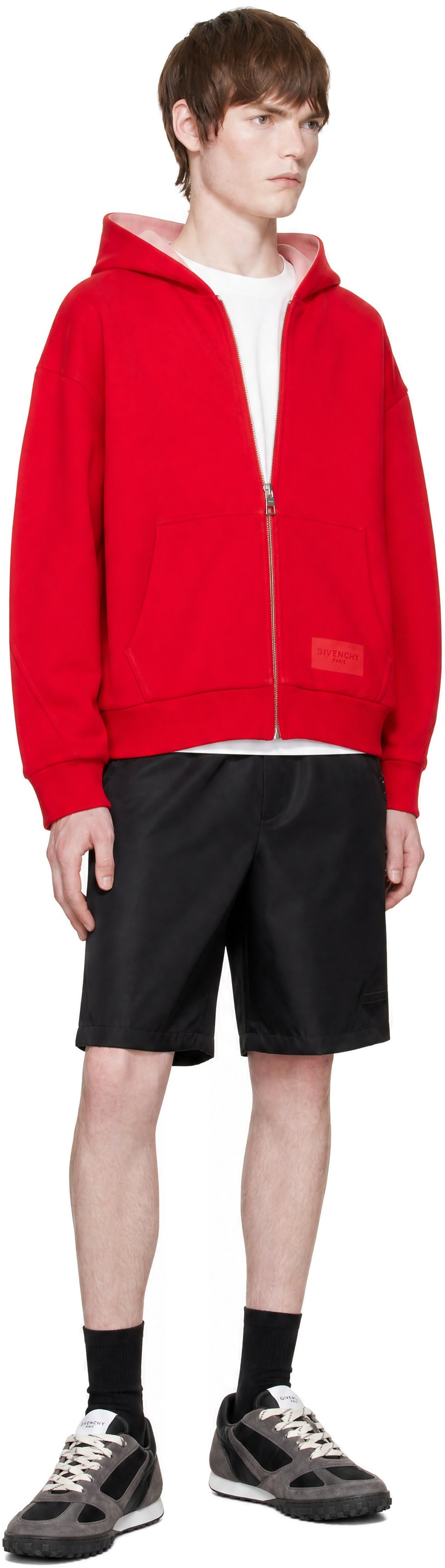 Givenchy - Black Elasticized Formal Shorts