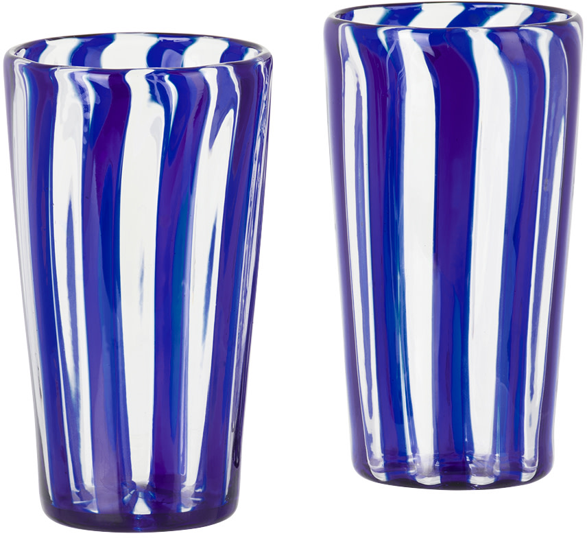 Akua Objects - Blue Small Augusta Glass Set