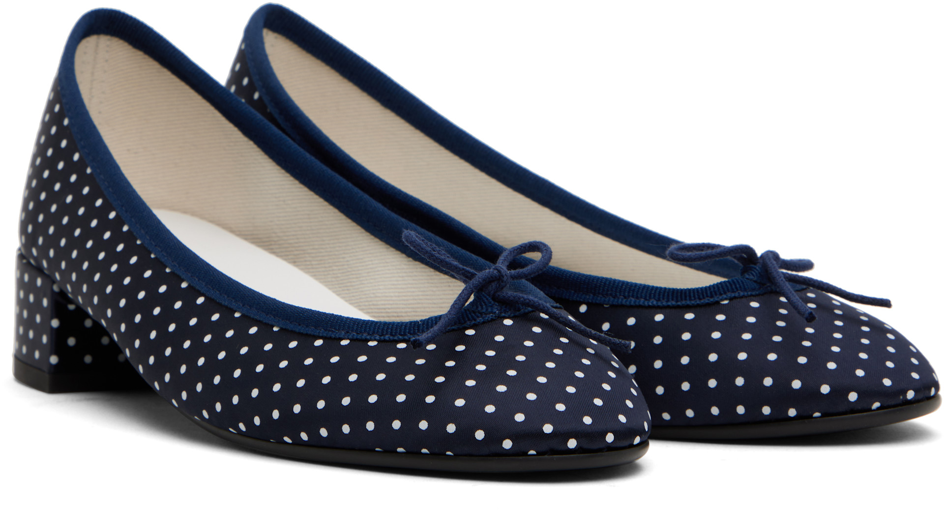 Repetto Camille バレエシューズ　ネイビー　24cm Repetto: Navy Camille Heels | SSENSE