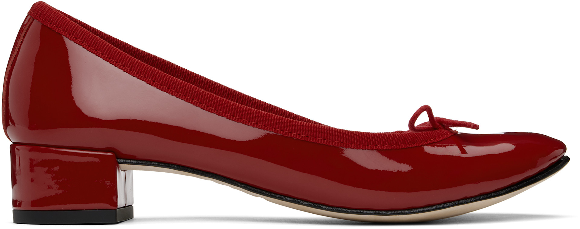 Repetto: Red Camille Heels | SSENSE