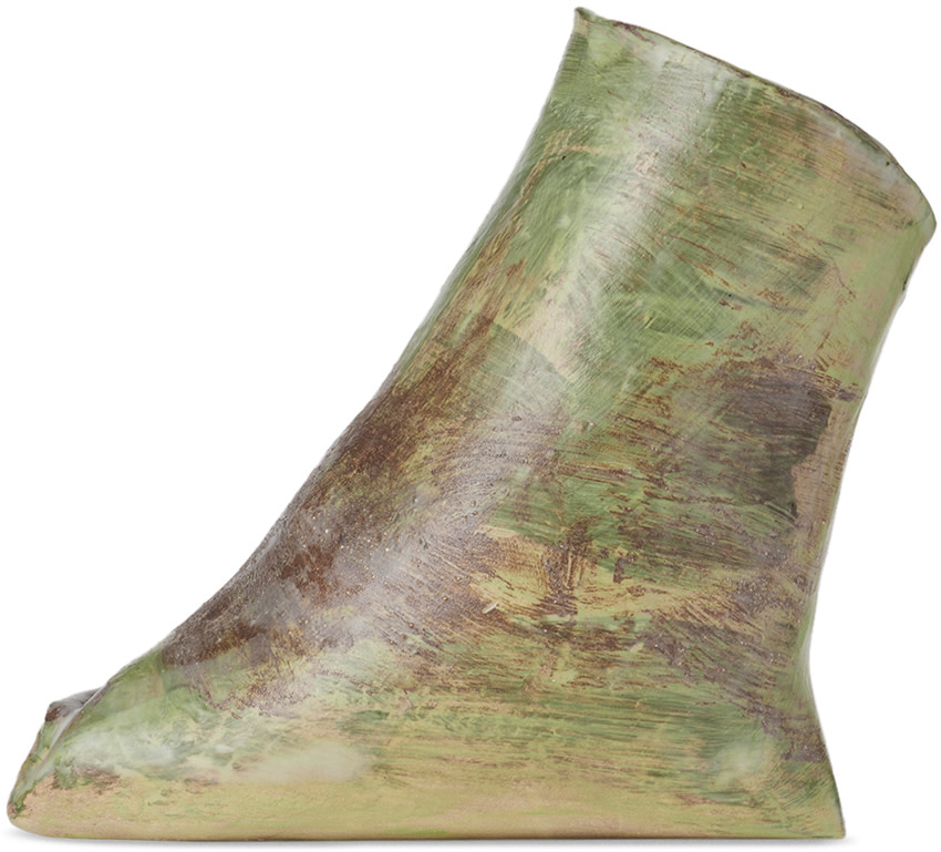 LN LAUTH - Vase C5 vert exclusif à SSENSE