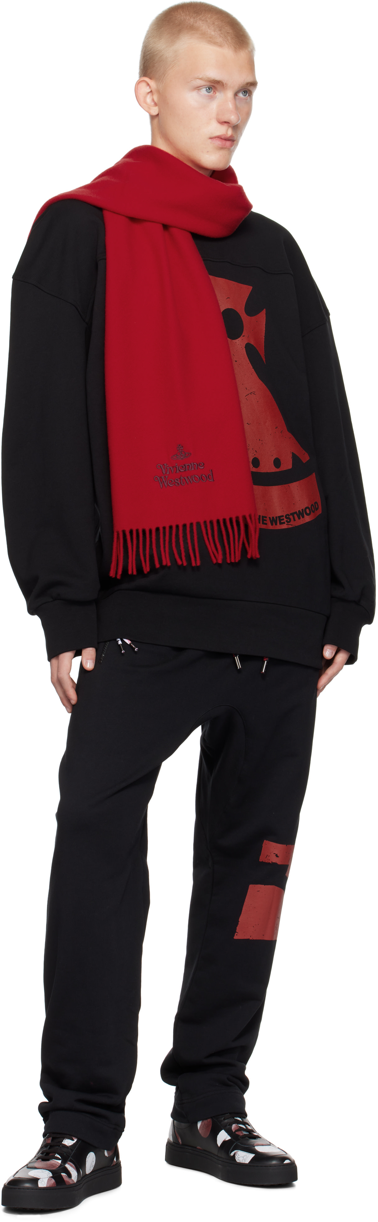 Vivienne Westwood: ブラック Sander スウェットシャツ | SSENSE 日本