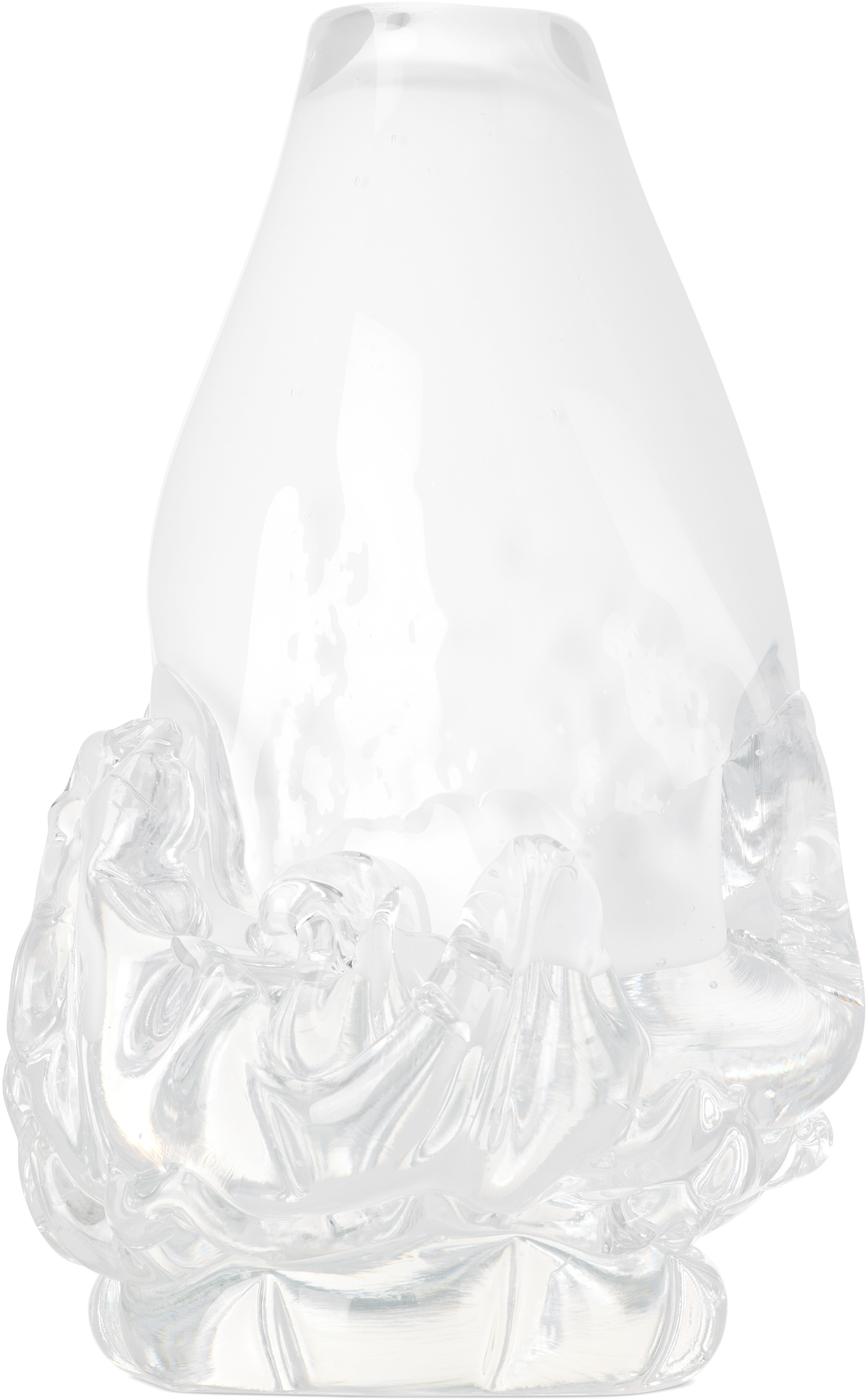 Szkło - White Opal Small Vase