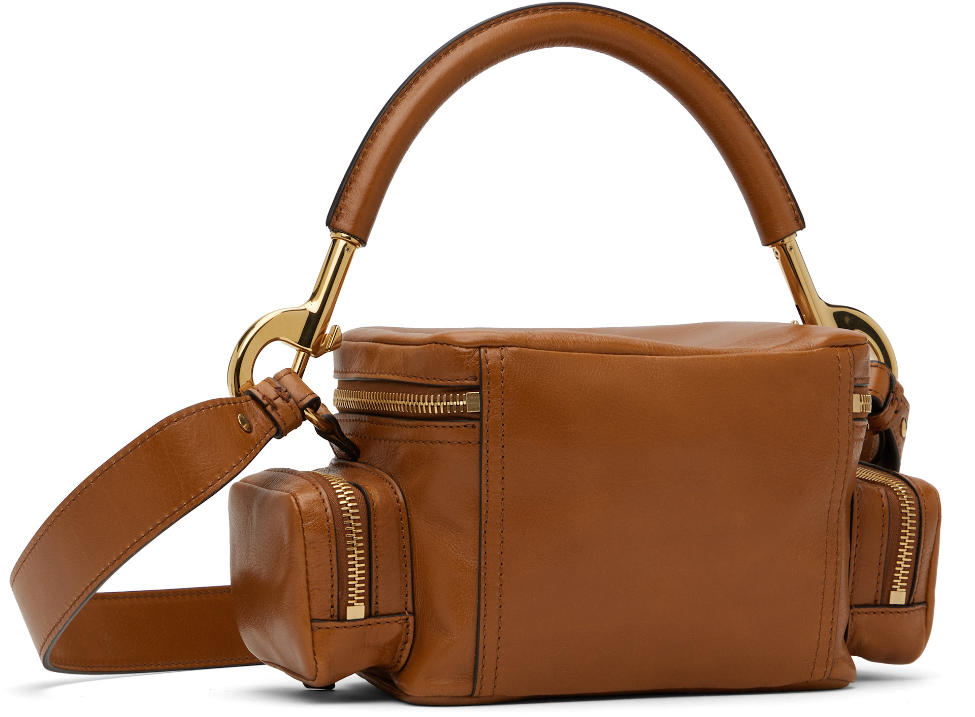 Chloé - Petit sac caméra brun clair