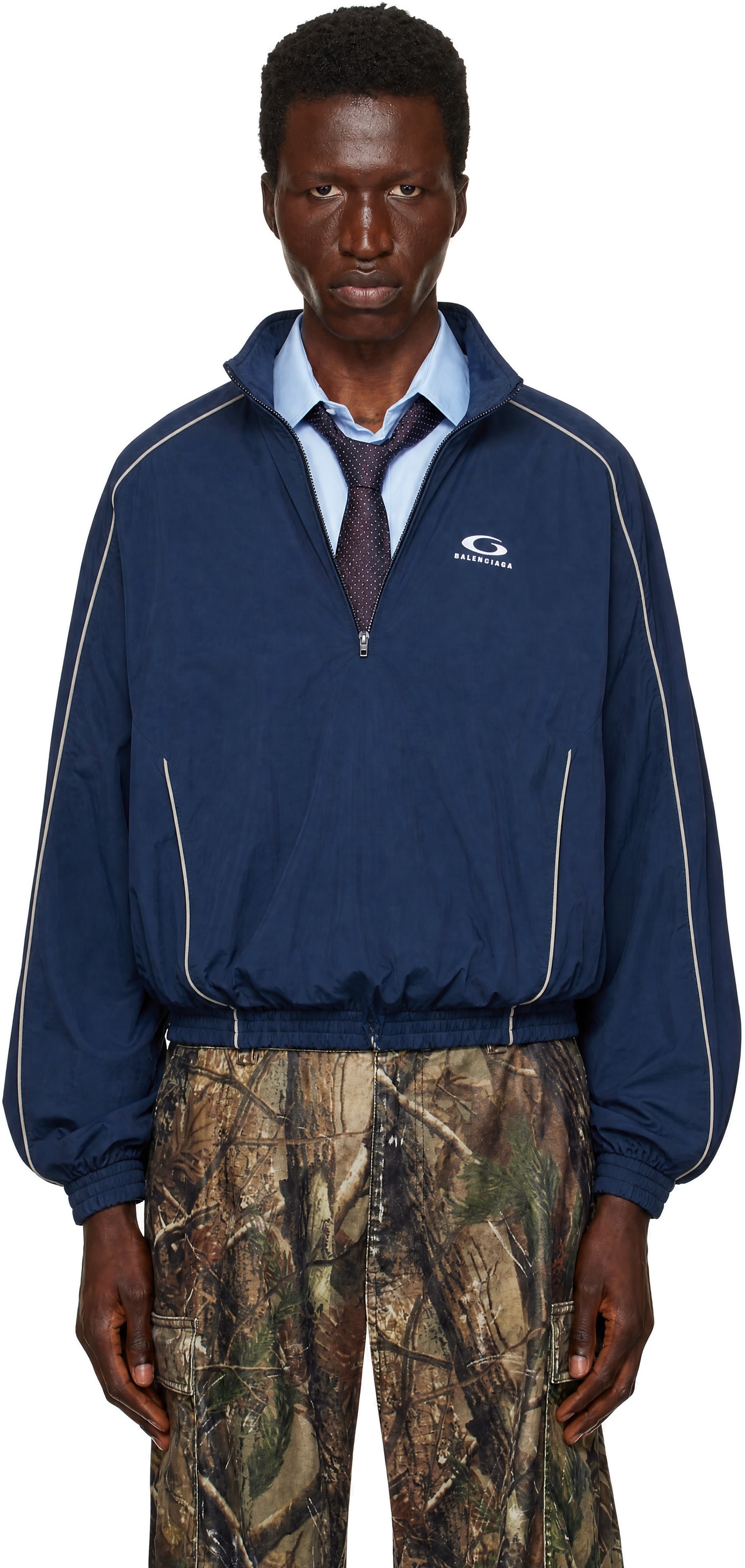 Balenciaga - Navy Tracksuit Jacket
