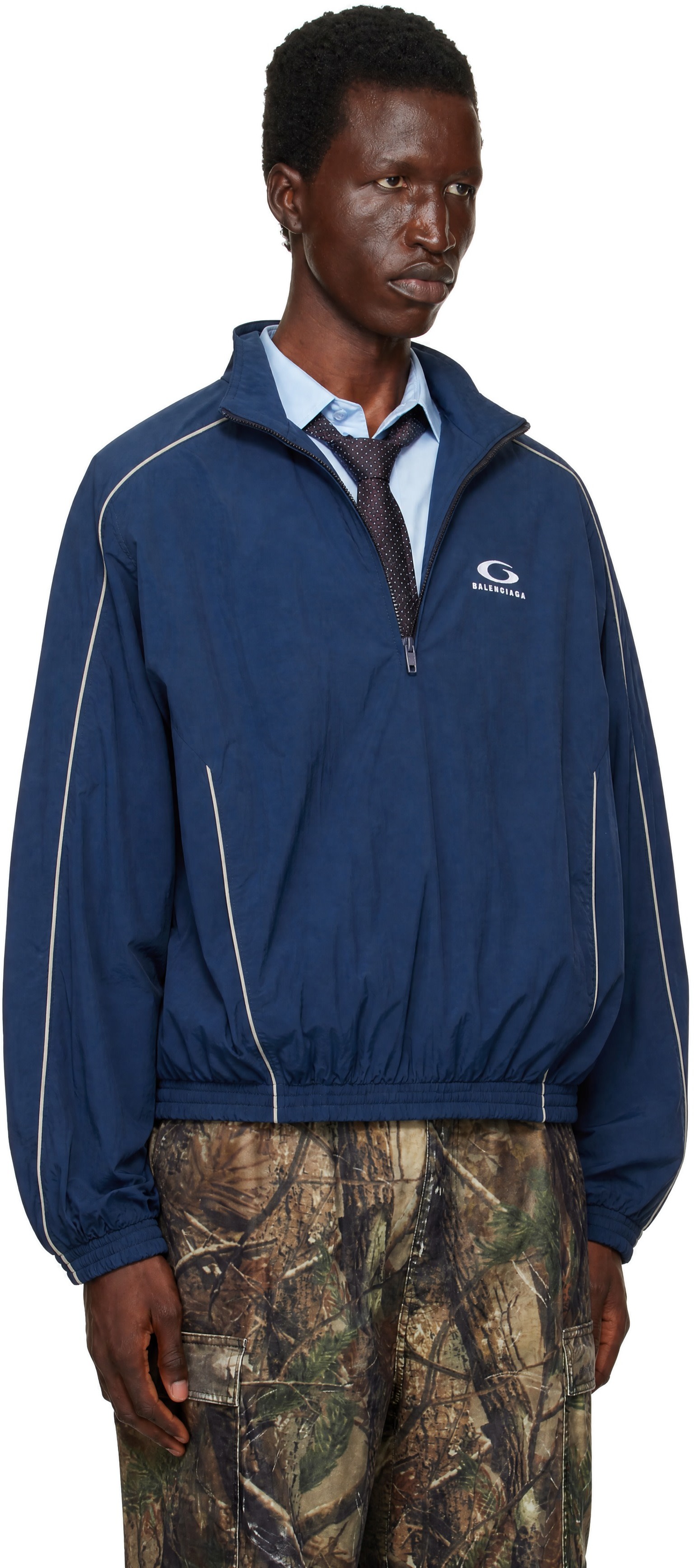 Balenciaga - Navy Tracksuit Jacket