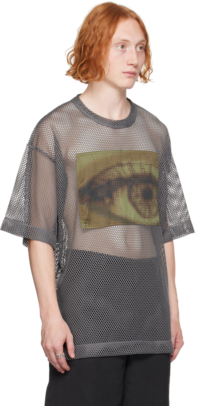 Dries Van Noten - 그레이 패치 티셔츠