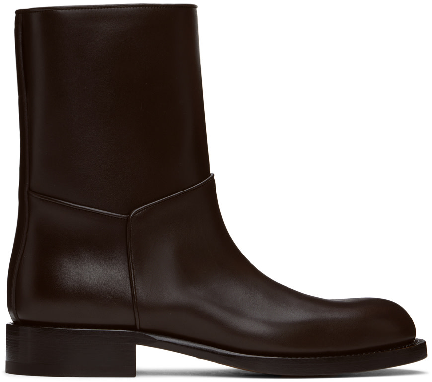 The Row - Bottes Nobilis brunes