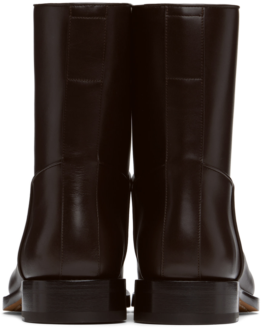 The Row - Bottes Nobilis brunes