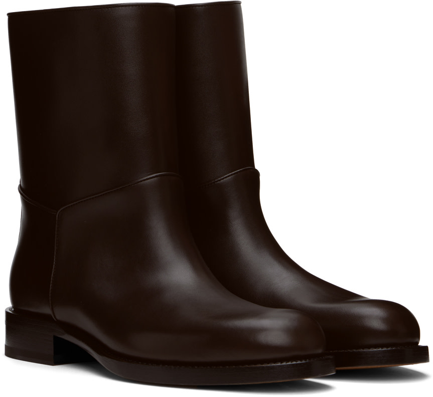 The Row - Bottes Nobilis brunes