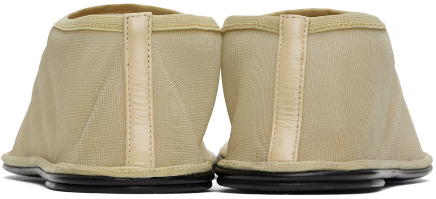 The Row - Chaussons de style chaussette beiges