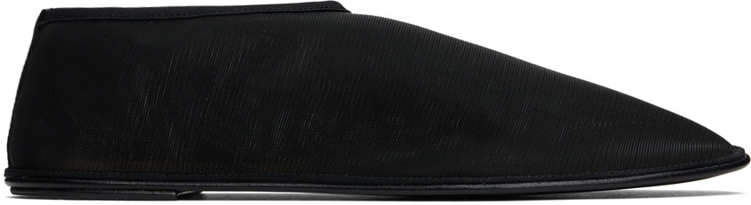 The Row - Chaussons de style chaussette noirs