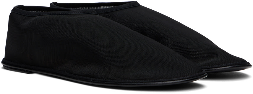The Row - Chaussons de style chaussette noirs