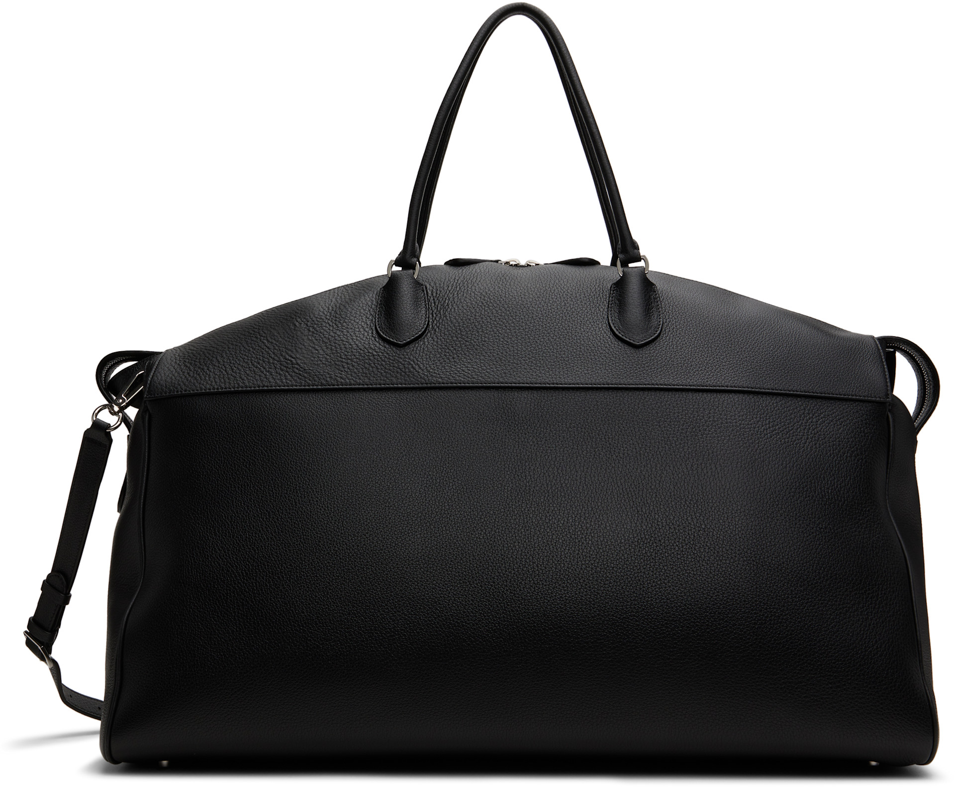 The Row: Black XL George Travel Bag | SSENSE