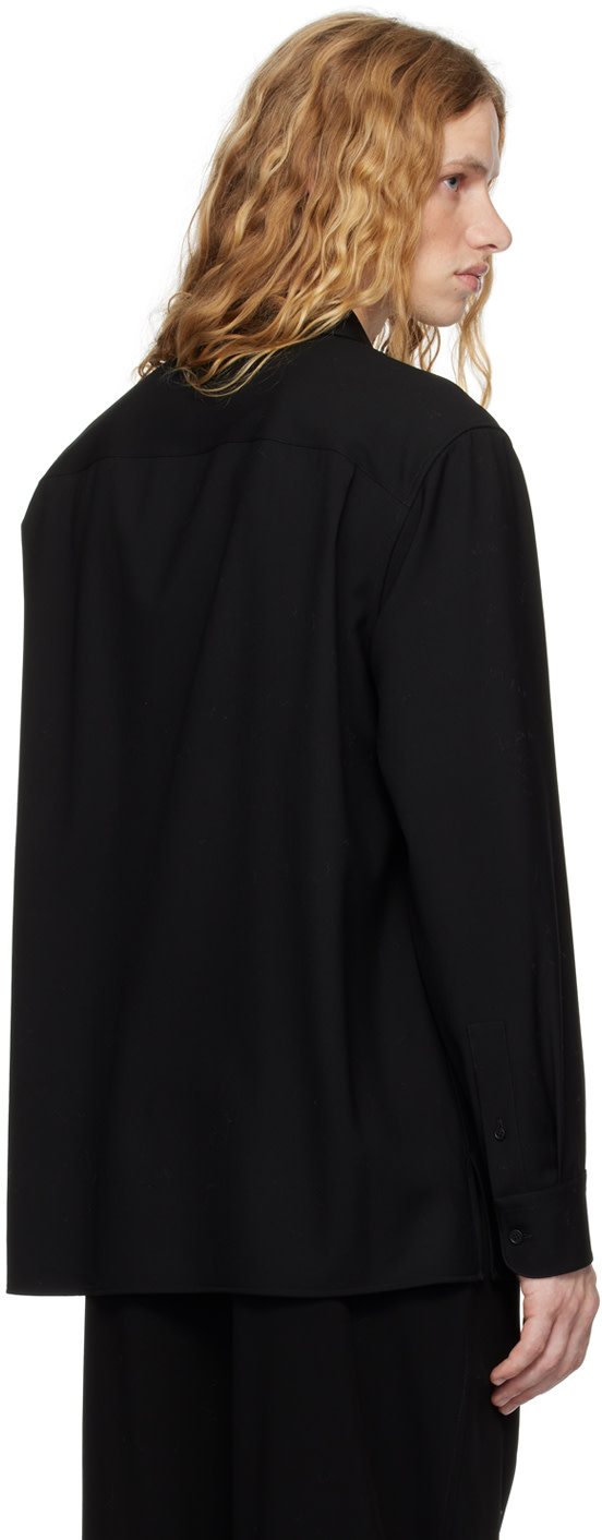 The Row: Black Beto Shirt | SSENSE