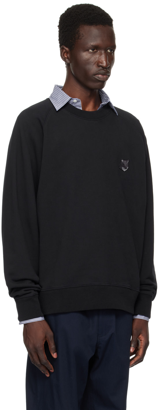 Maison Kitsuné - Black Bold Fox Head Sweatshirt