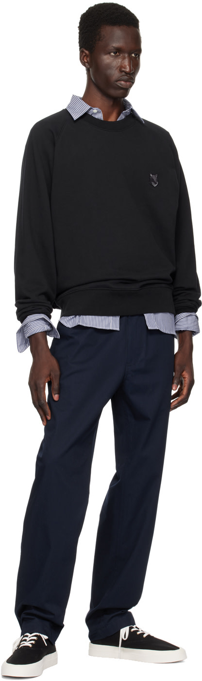Maison Kitsuné - Black Bold Fox Head Sweatshirt