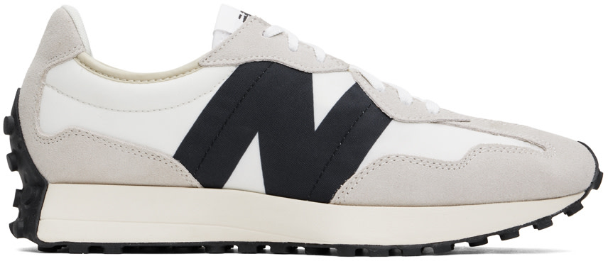 New Balance - Baskets 327 blanc cassé