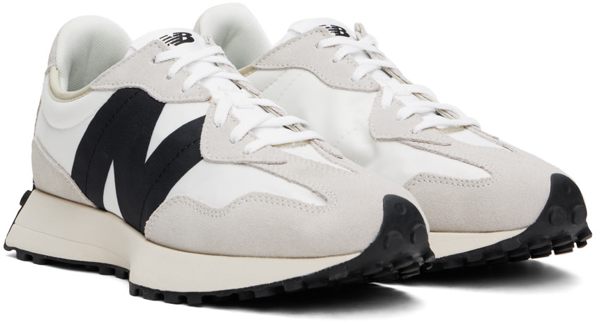 New Balance - Baskets 327 blanc cassé