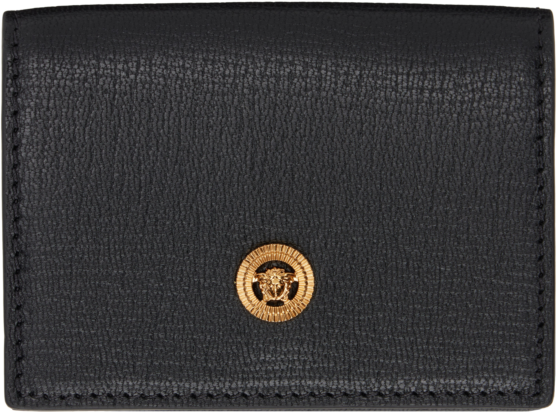 Versace - ブラック メドゥーサ ビギー 三つ折り財布