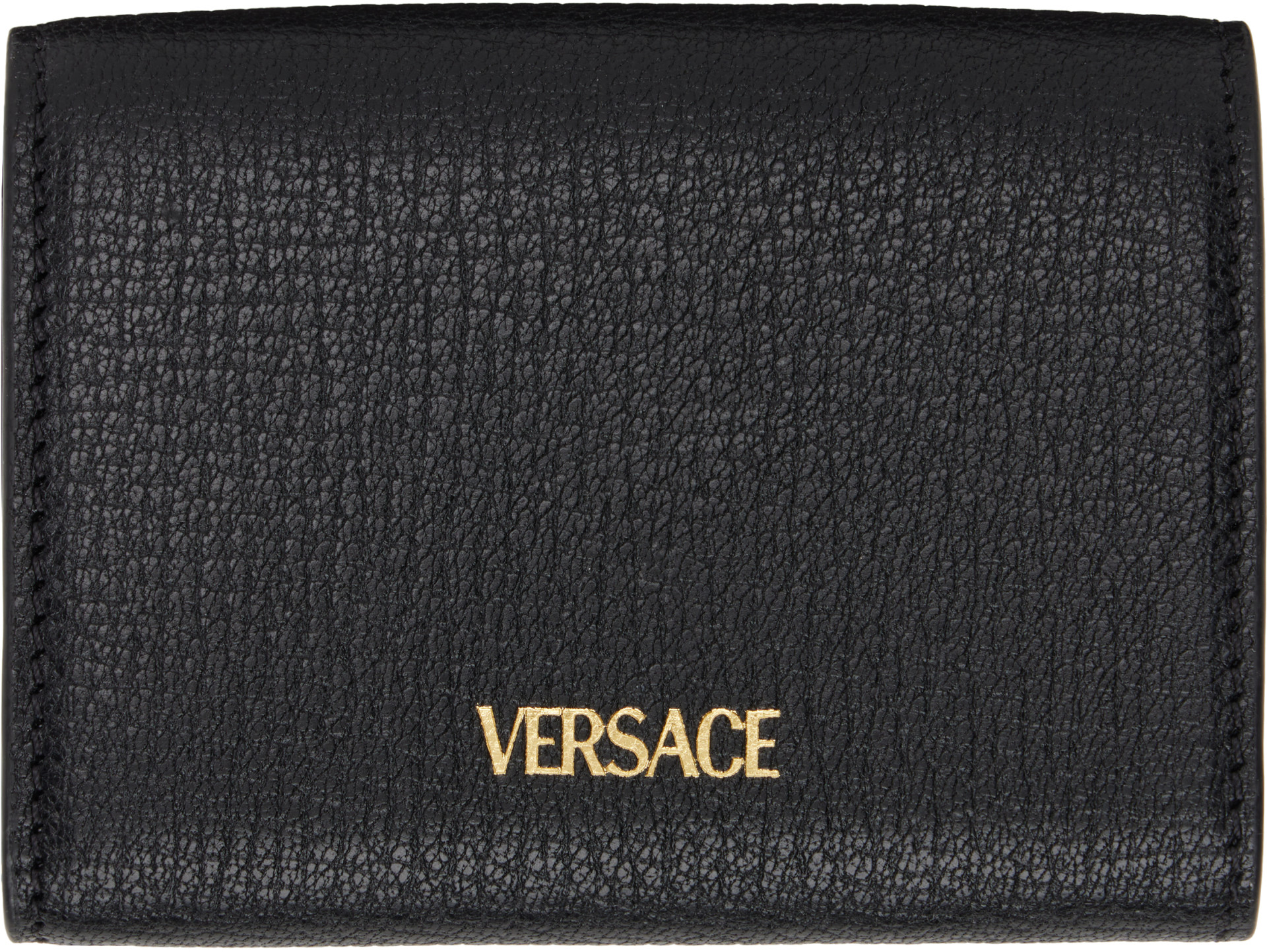 Versace - ブラック メドゥーサ ビギー 三つ折り財布