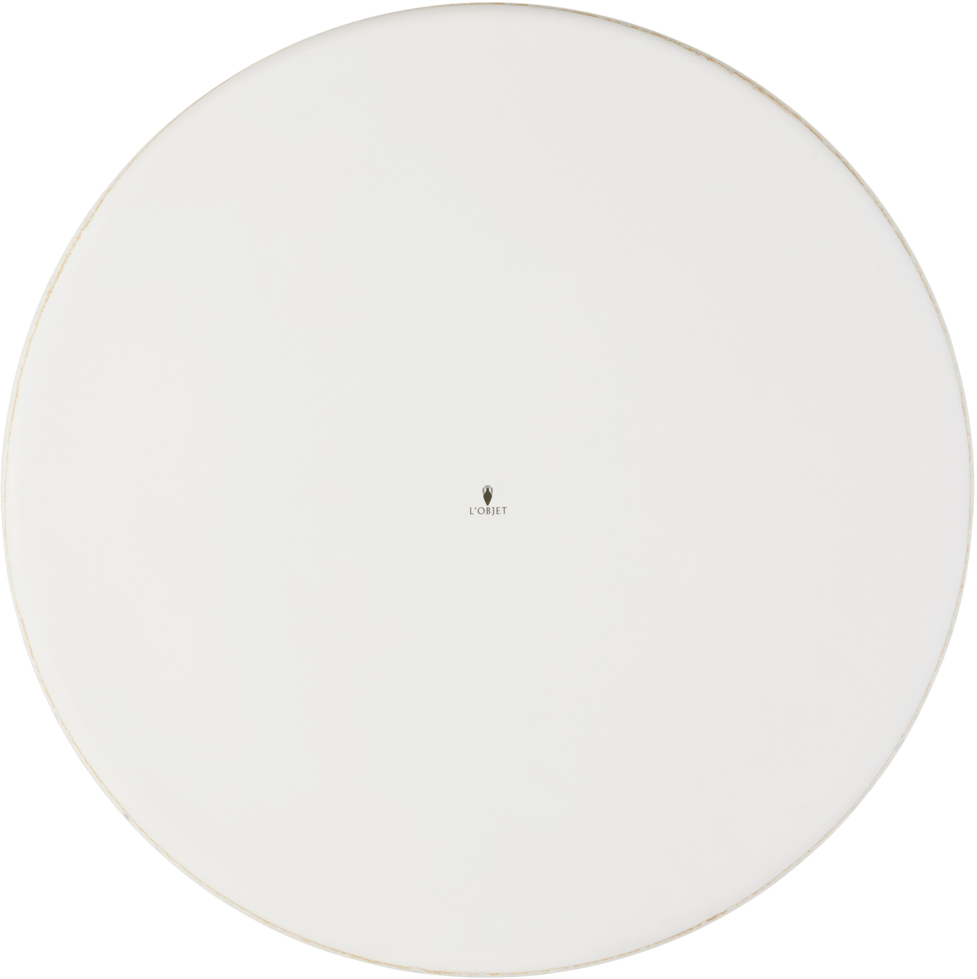 L’OBJET - Grand plateau rond bleu - Terra
