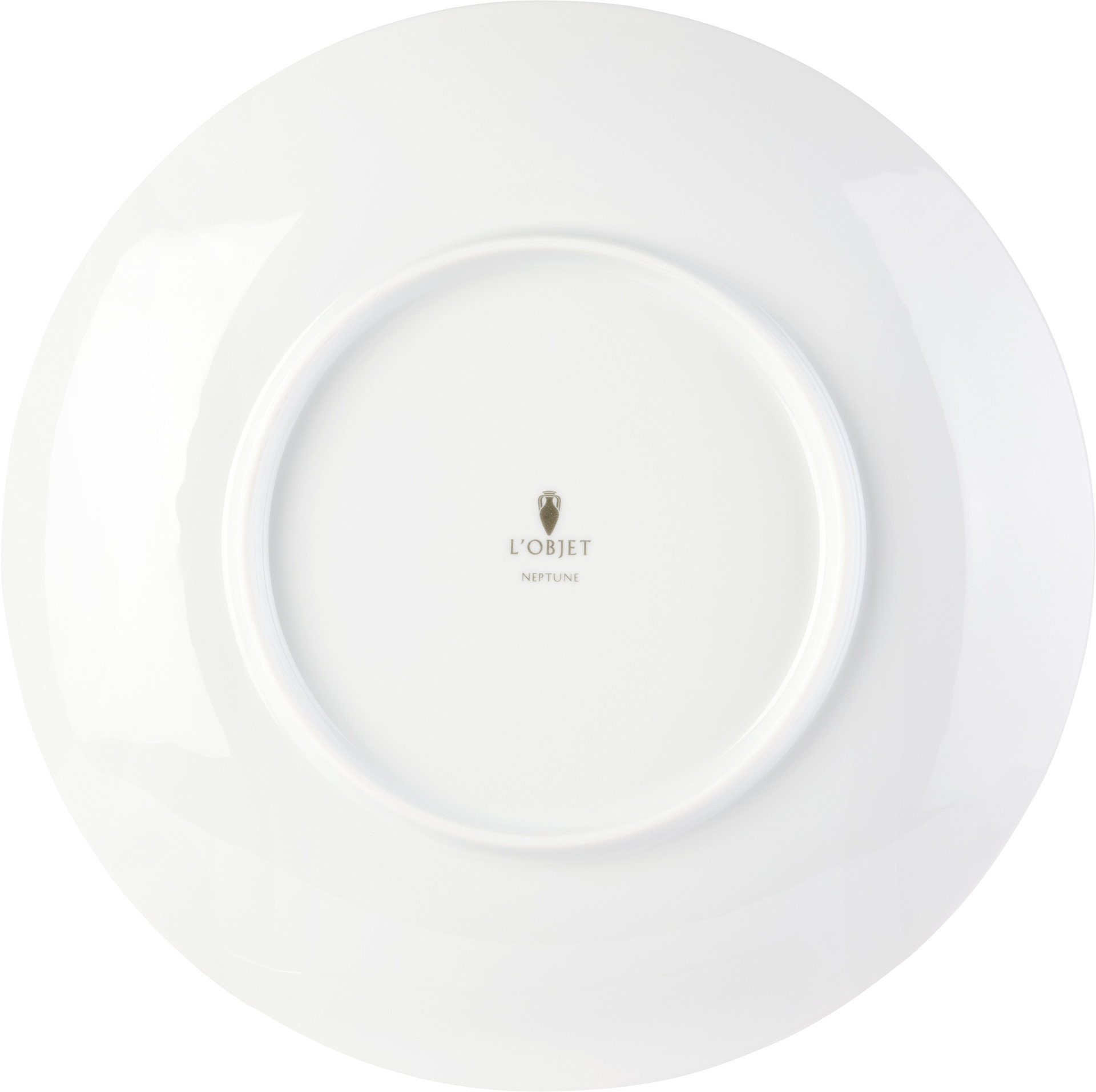 L'OBJET - White Neptune Dinner Plate