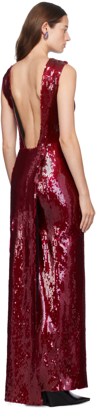 16Arlington Burgundy Simm Gown Maxi Dress