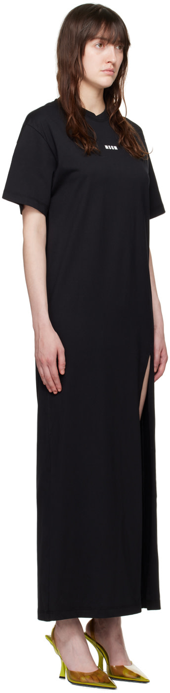 MSGM - Robe longue surdimensionnée noire