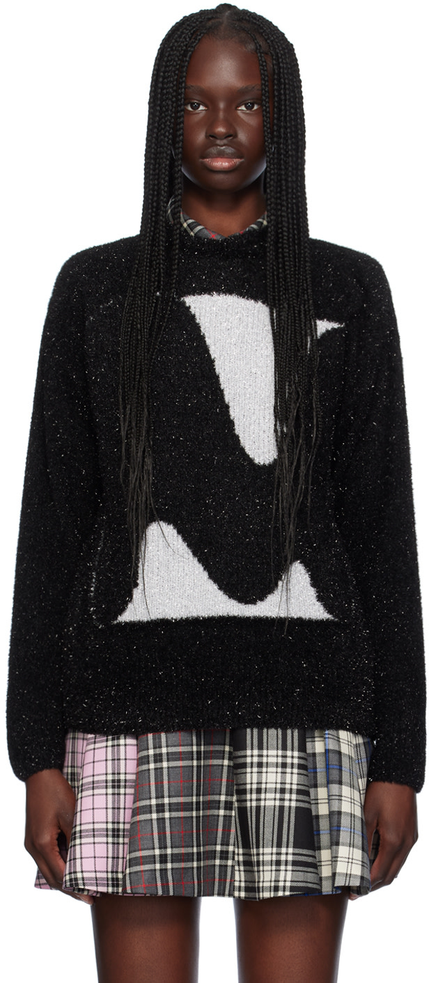 MSGM - Pull noir à logo TheMwave