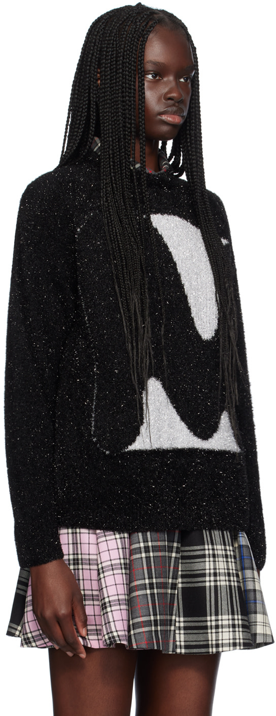 MSGM - Pull noir à logo TheMwave