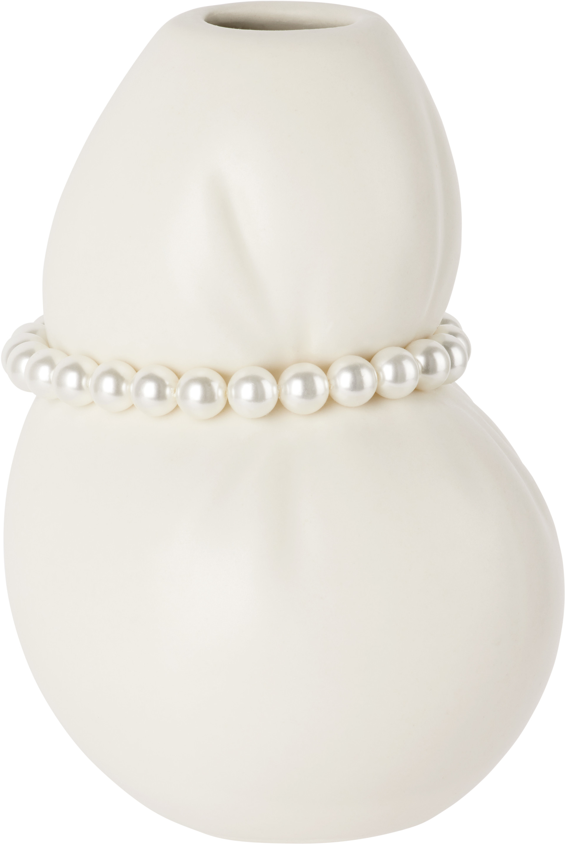 Completedworks - White Squeezed Small Vase