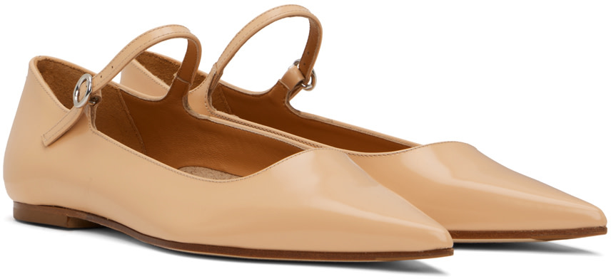 Aeyde - Ballerines Cleo beiges