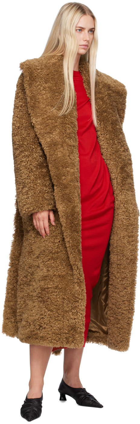 Stella McCartney - Robe longue drapée rouge