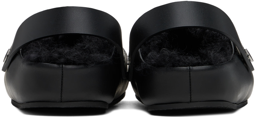 Stella McCartney - Mules noires à bride arrière transformable
