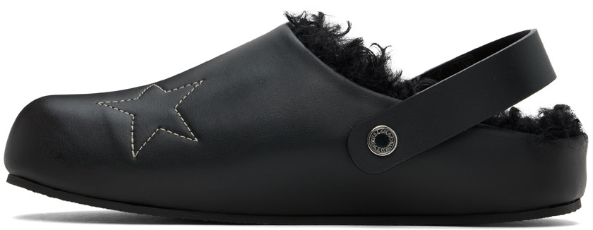 Stella McCartney - Mules noires à bride arrière transformable