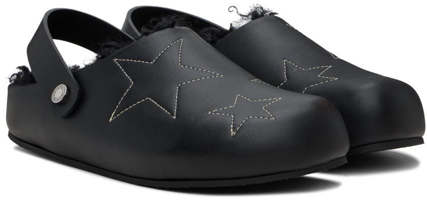 Stella McCartney - Mules noires à bride arrière transformable