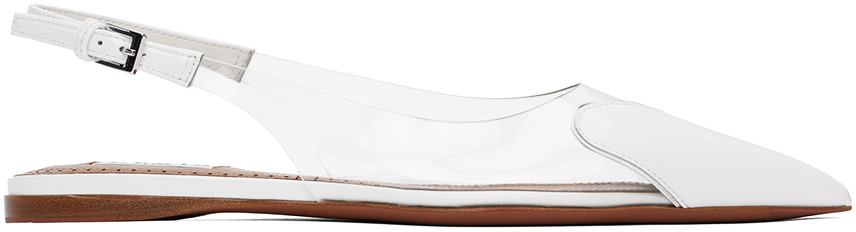 ALAÏA - Ballerines 'Le cœur' blanches
