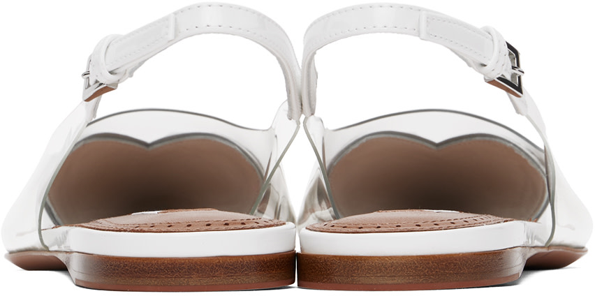 ALAÏA - Ballerines 'Le cœur' blanches