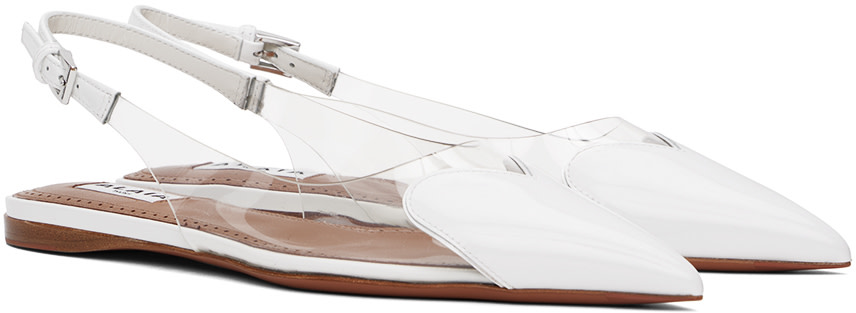 ALAÏA - Ballerines 'Le cœur' blanches