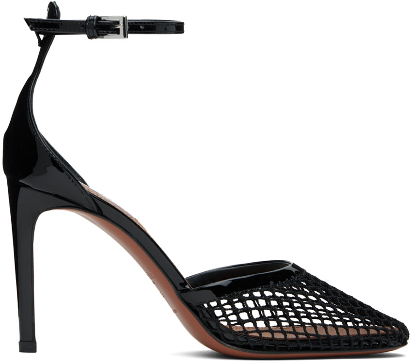 ALAÏA - Escarpins noirs en résille