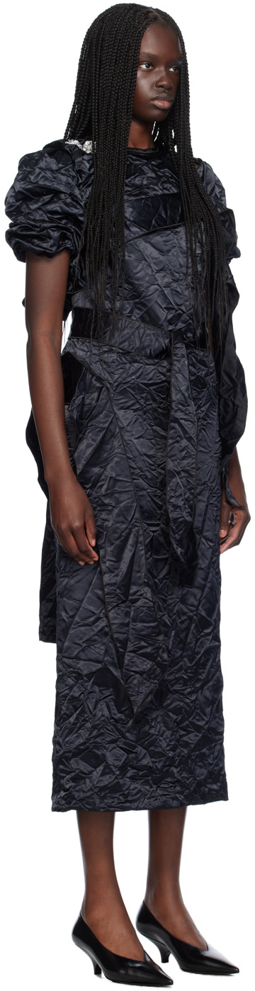 Meryll Rogge - Robe midi plissée noire
