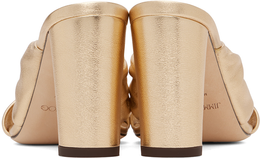 Jimmy Choo - Mules Avenue 85 dorées