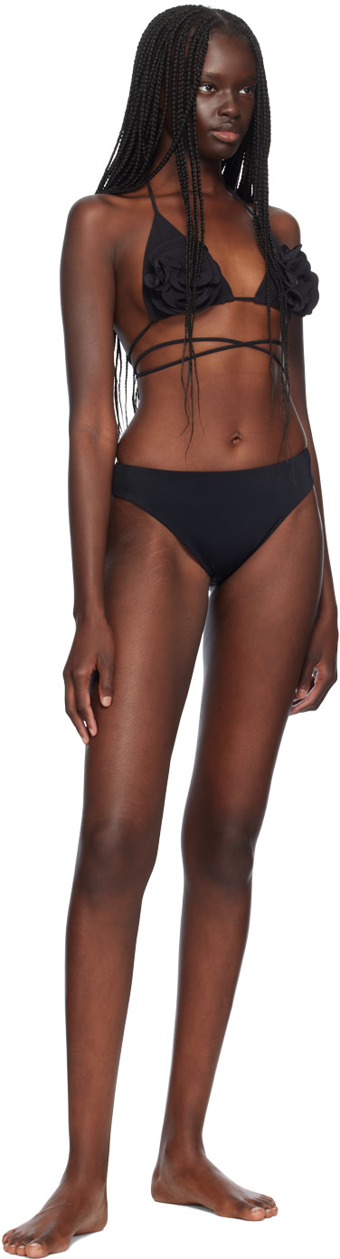 Magda Butrym - Culotte de bikini échancrée noire