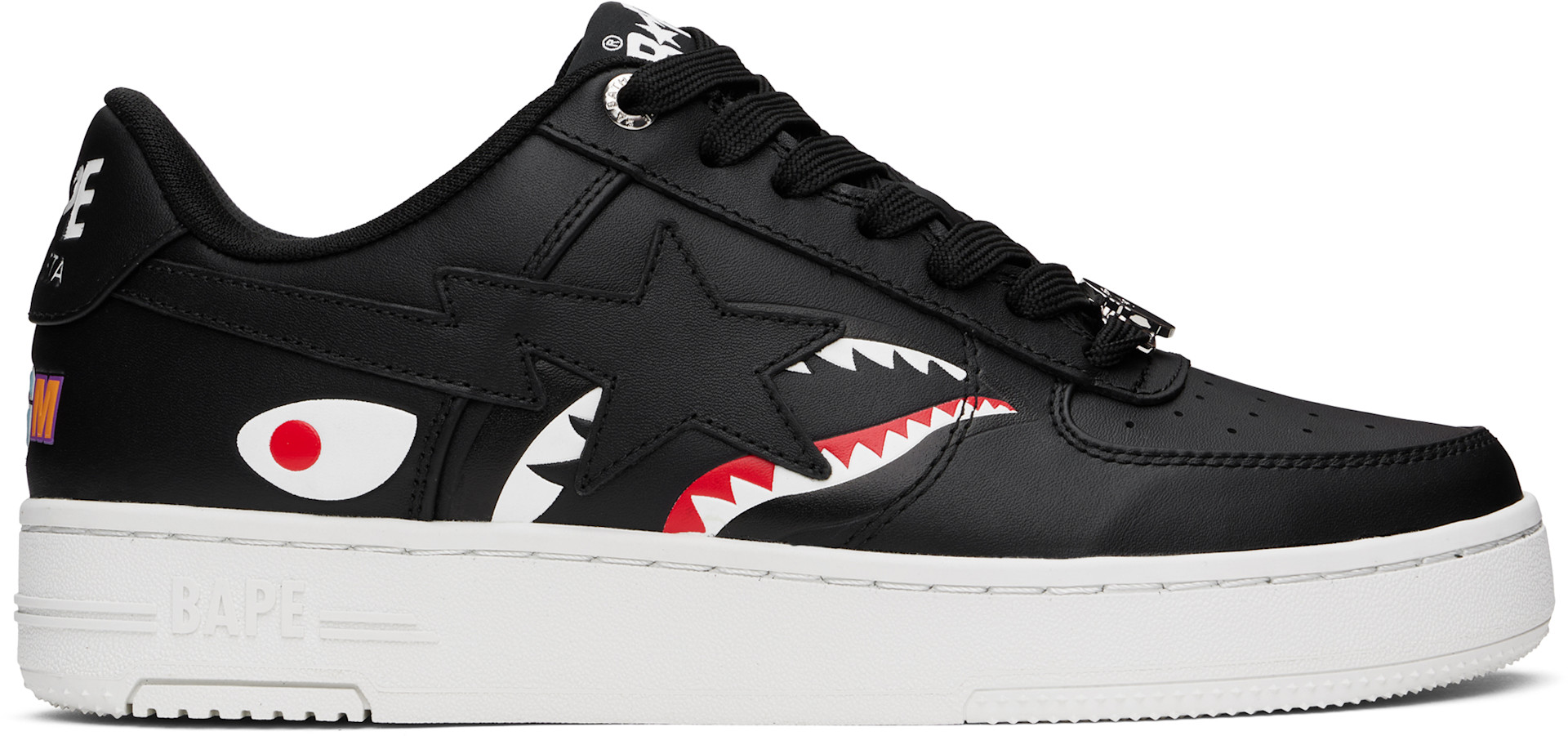 BAPE - Black STA Shark Sneakers