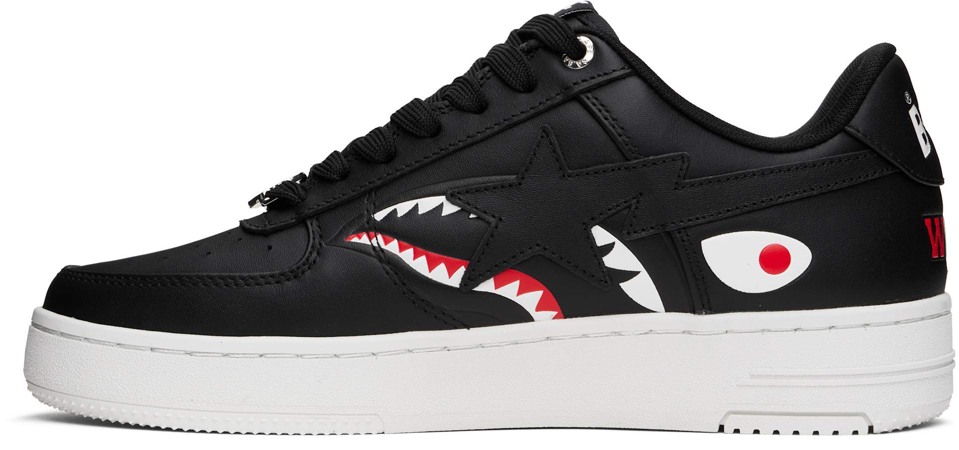 BAPE - Black STA Shark Sneakers