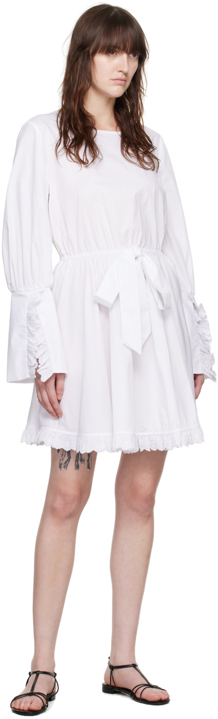 Kika Vargas - Robe courte Yuri blanche