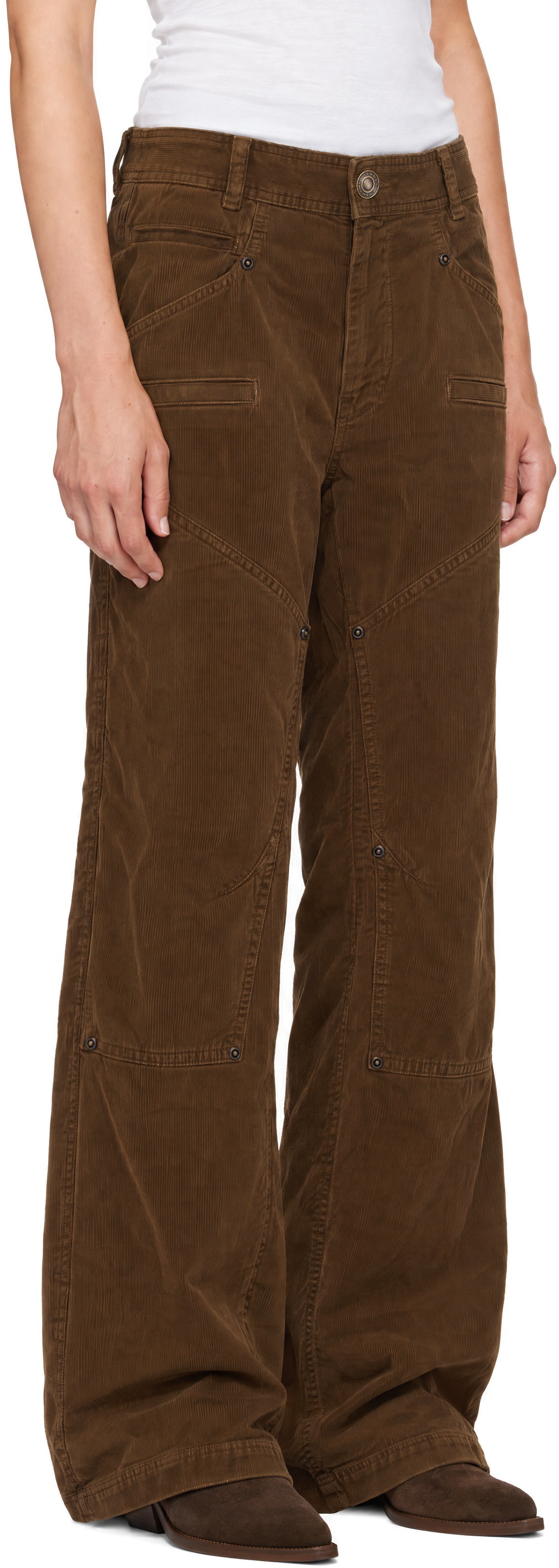 Isabel Marant - Pantalon Emmi kaki